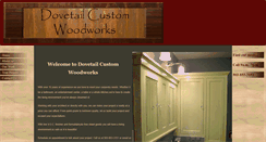 Desktop Screenshot of dovetailcustomwoodworks.com
